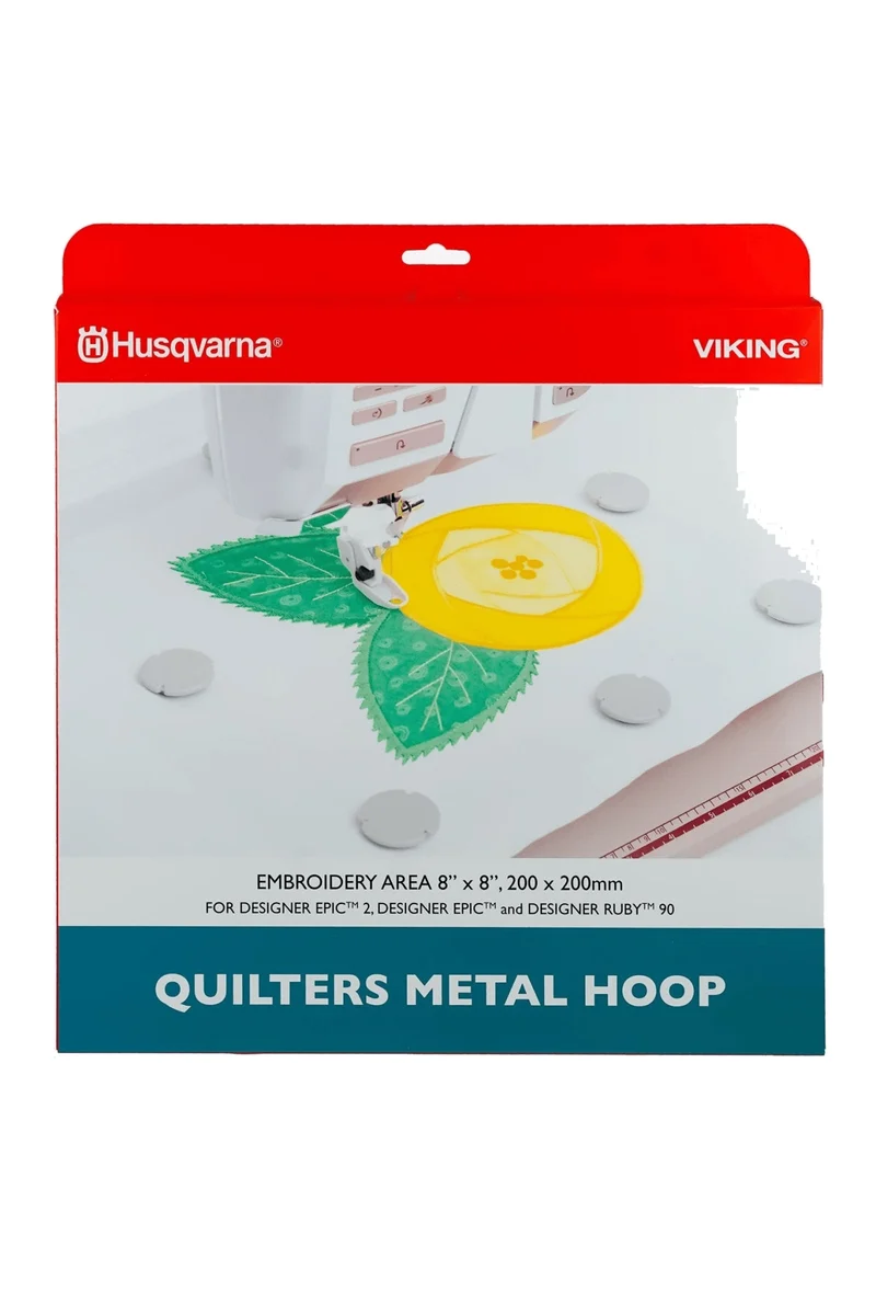 Husqvarna VIKING Quilters Metal Hoop – 200 × 200 mm
