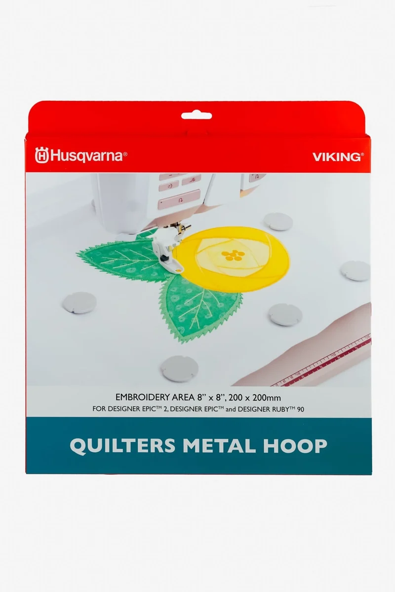 Husqvarna VIKING Quilters Metal Hoop – 200 × 200 mm
