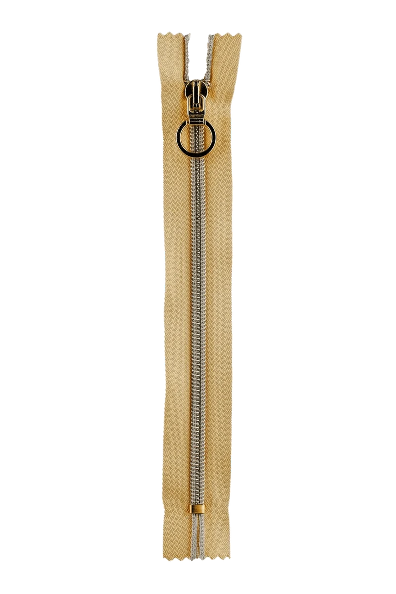 Reißverschluss 20 cm goldfarben (nicht teilbar)