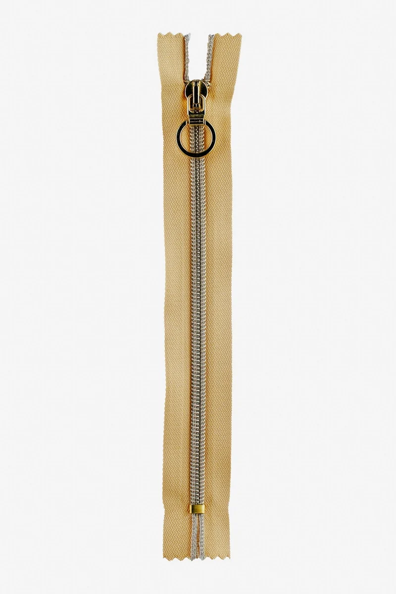 Reißverschluss 20 cm goldfarben (nicht teilbar)