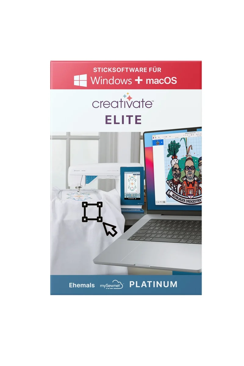 CREATIVATE Elite Sticksoftware für Mac & Windows