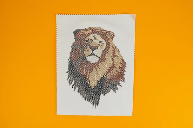 Stickdatei Löwe (Kreuzstich)