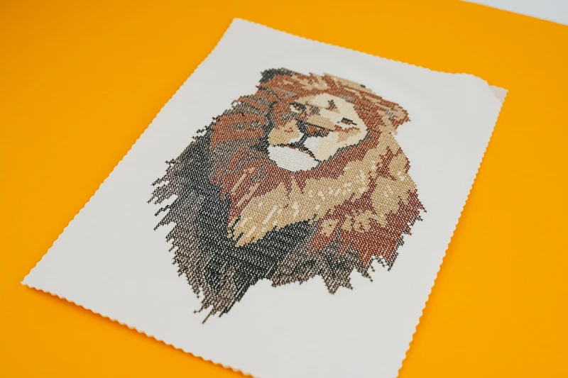 Stickdatei Löwe (Kreuzstich)