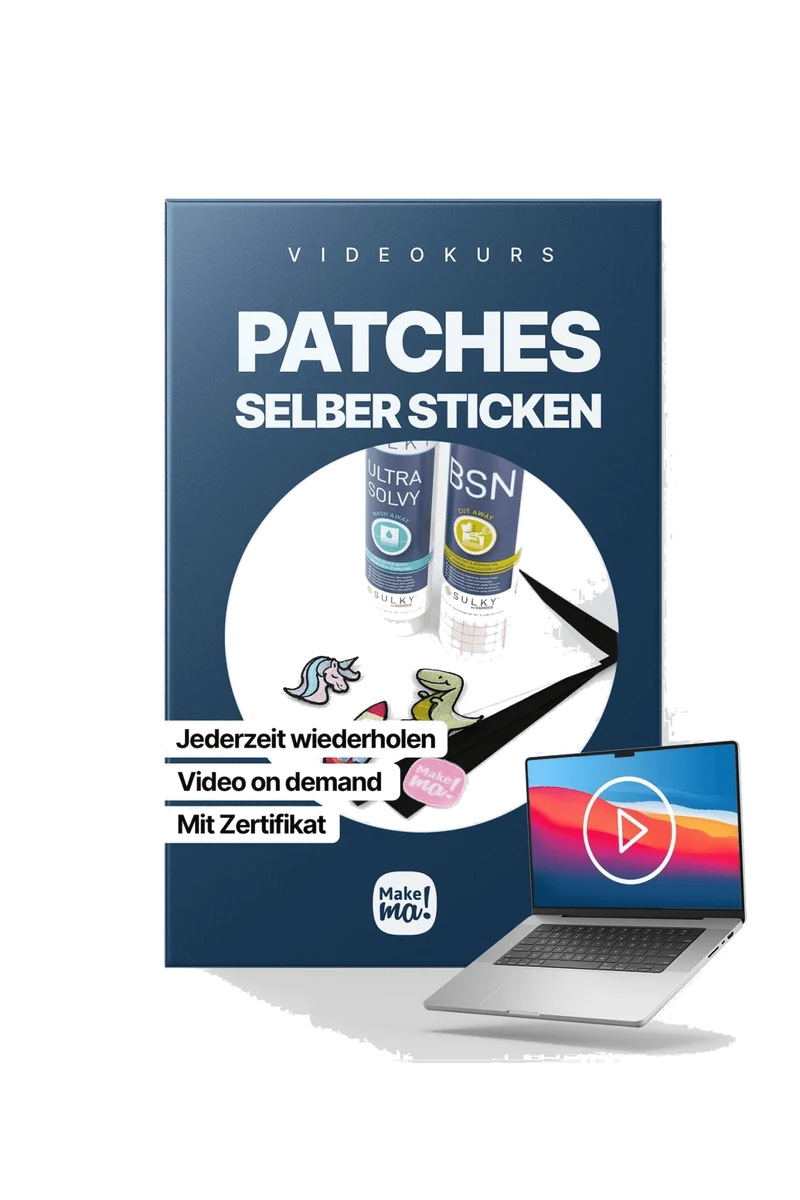 Videokurs: Patches selber sticken