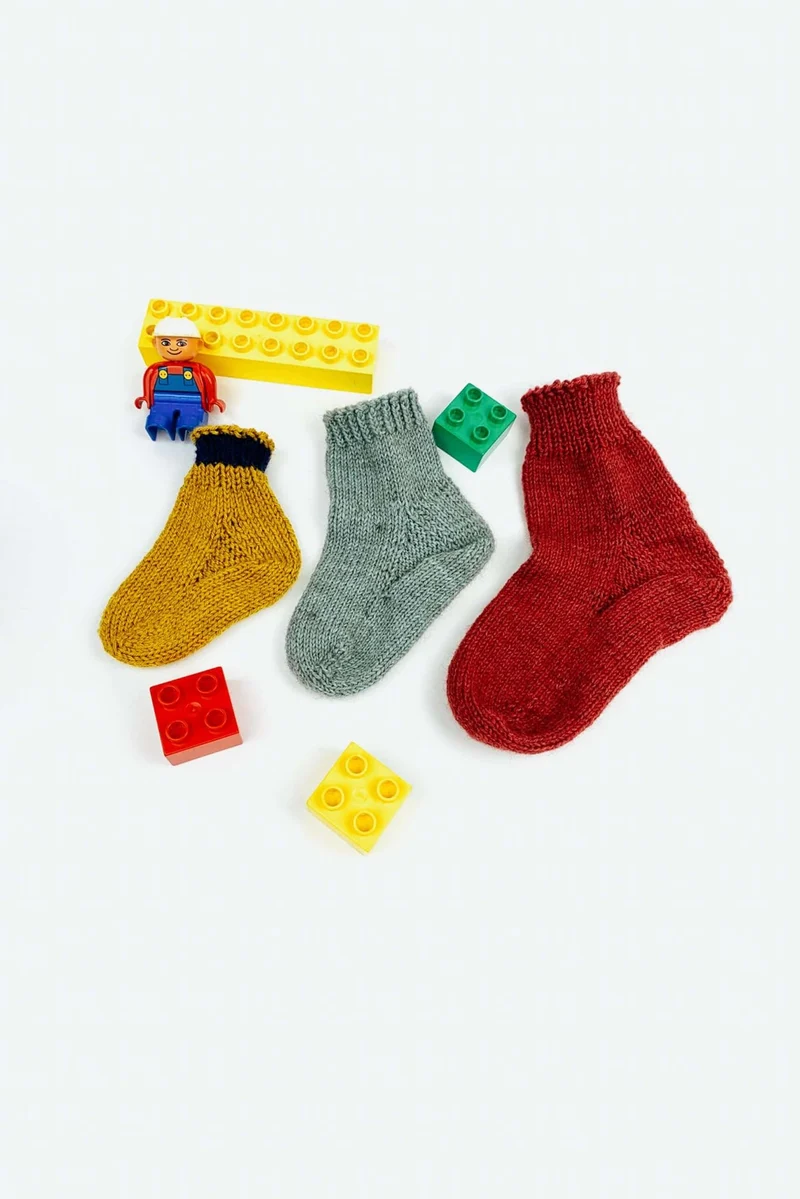 Strickanleitung Toe Up Socken für Babys und Kinder (PDF)