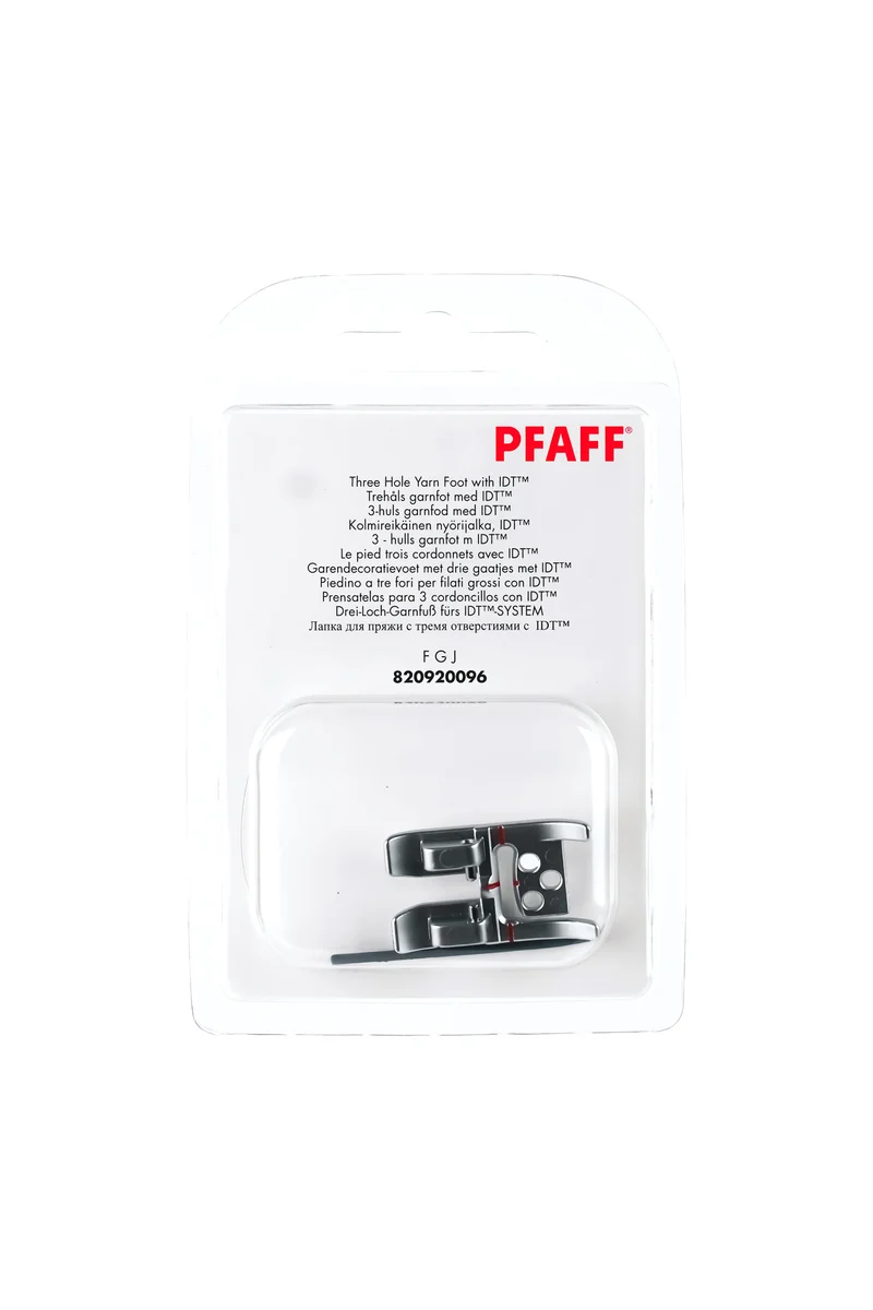 PFAFF Drei-Loch-Garnfuß für IDT-System