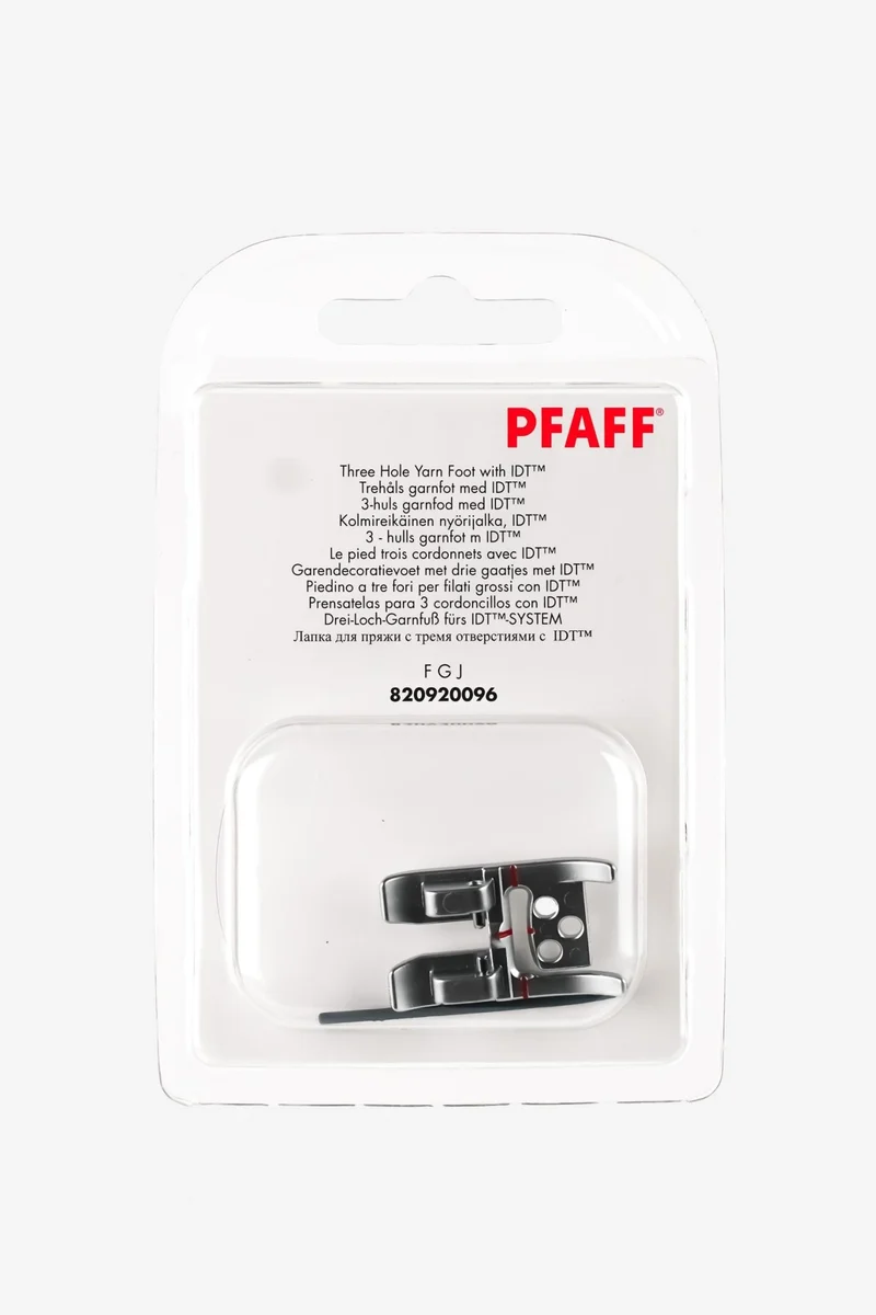 PFAFF Drei-Loch-Garnfuß für IDT-System