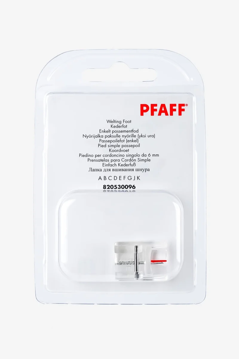PFAFF Einfach-Kederfuß