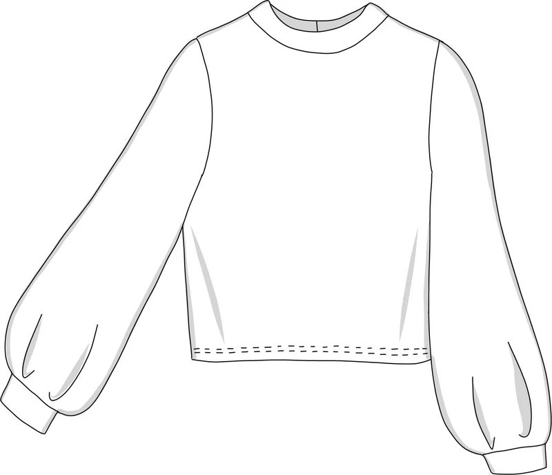 Schnittmuster Langarm T-Shirt »ALAMOSA«