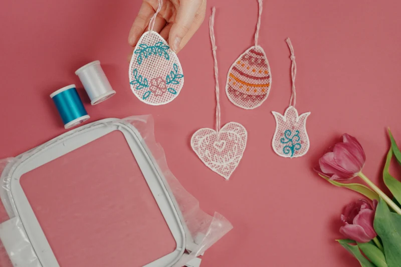 Lace Stickdateien Ostern