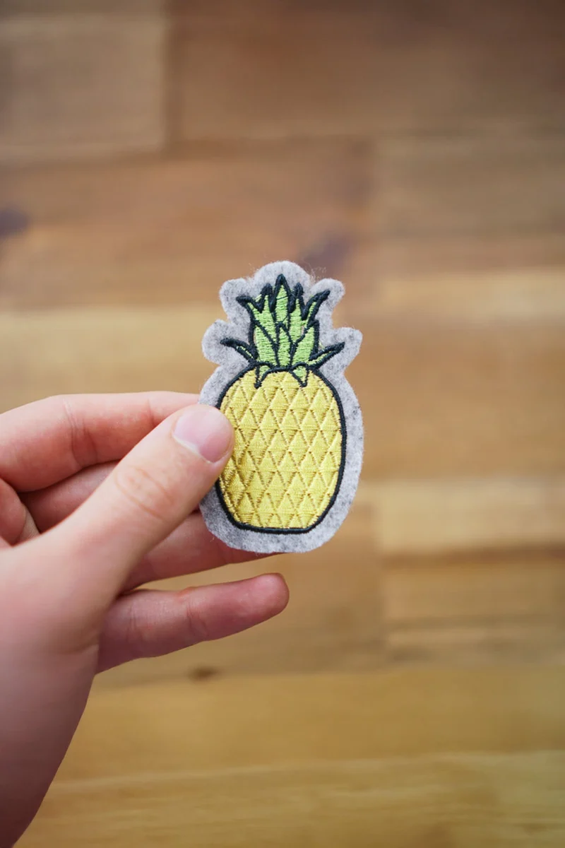 Stickdatei Ananas – 39,7 × 74,7 mm