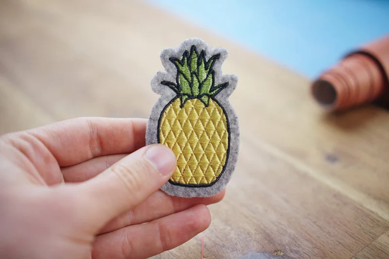 Stickdatei Ananas – 39,7 × 74,7 mm