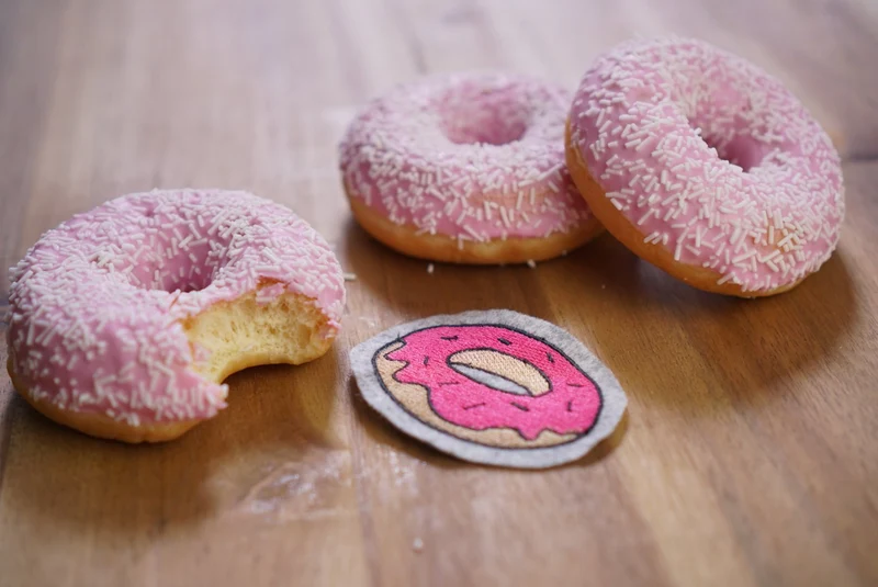 Stickdatei Donut – 69,6 × 49,6 mm