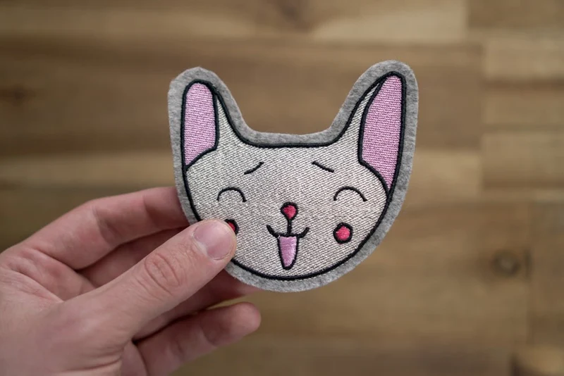 Stickdatei Katze "Catty" – 92,3 × 85,5 mm
