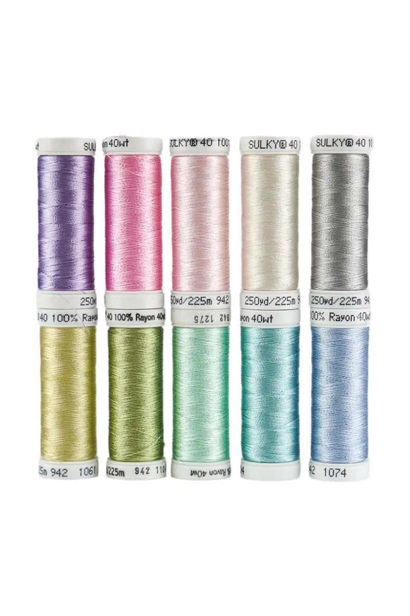 Sulky Stickgarn Set »BLOSSOM« (Rayon 40) – 10 × 225 m