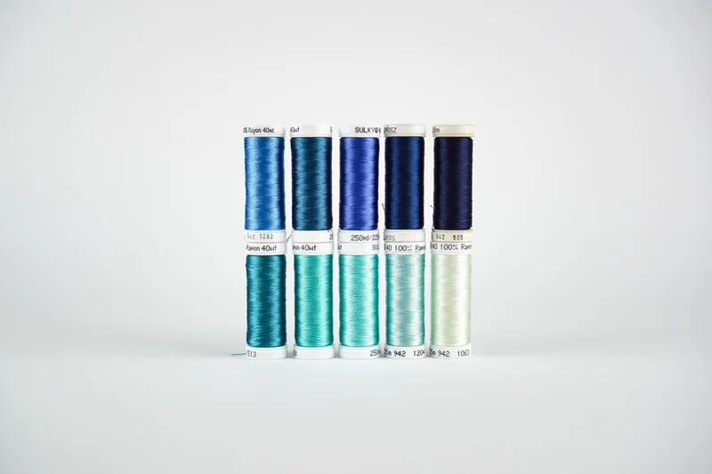 Sulky Stickgarn Set »OCEAN« (Rayon 40) – 10 × 225 m