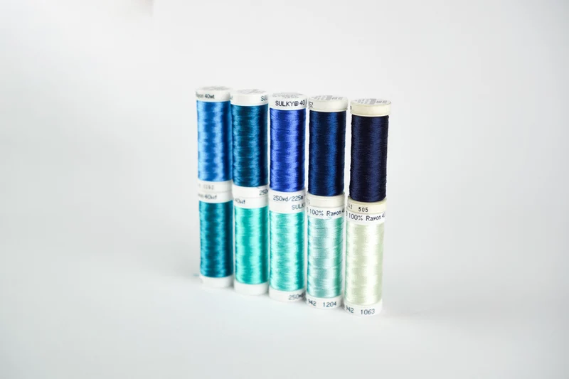 Sulky Stickgarn Set »OCEAN« (Rayon 40) – 10 × 225 m