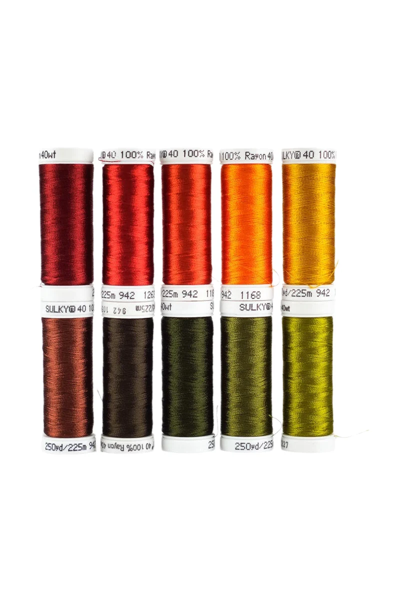 Sulky Stickgarn Set »BOHO« (Rayon 40) – 10 × 225 m