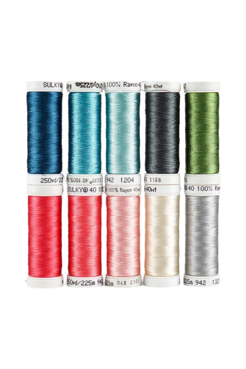 Sulky Stickgarn Set »HAPPINESS« (Rayon 40) – 10 × 225 m