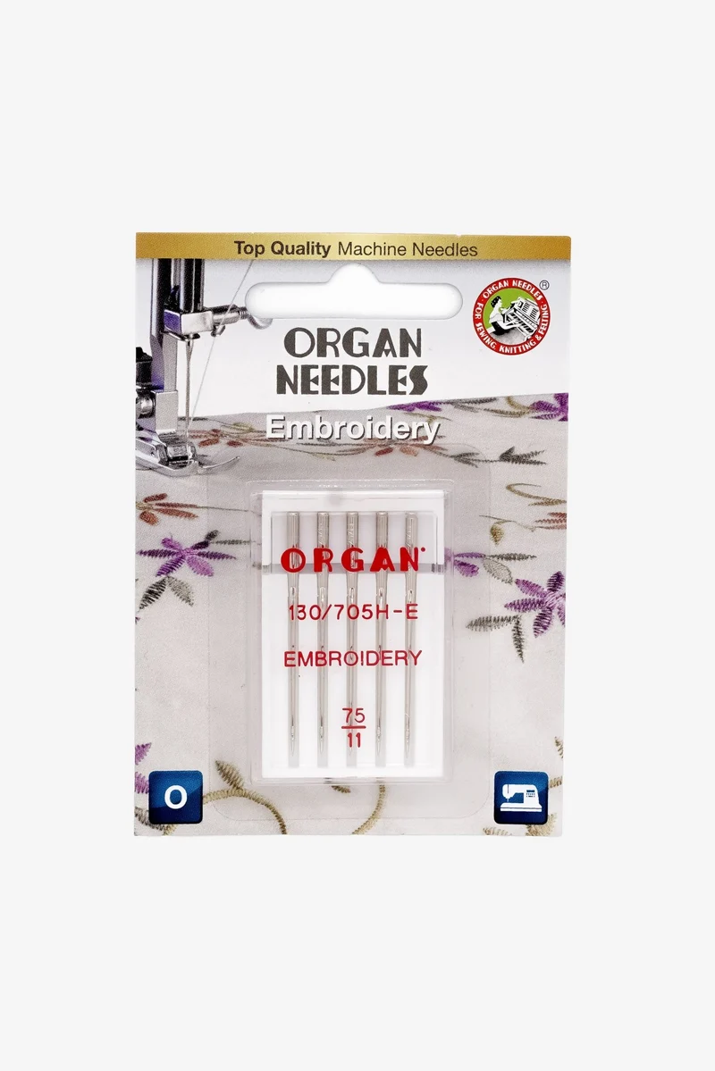 Organ Needle Embroidery-Nadeln Stärke 75 / System 130/705H