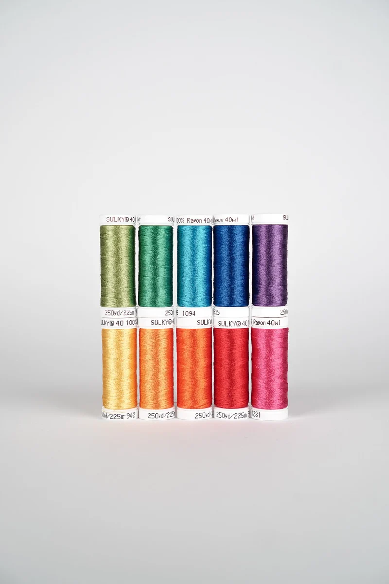 Stickgarn Set »COLOUR POP« (Rayon 40) – 10 × 225 m