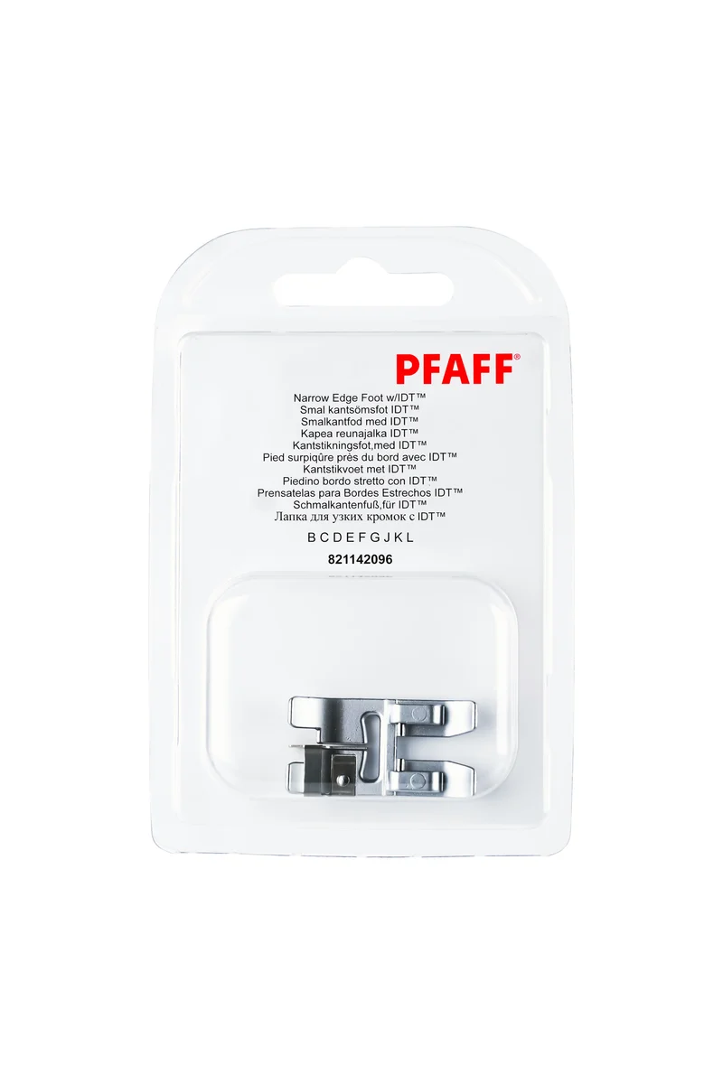 PFAFF Schmalkantenfuß für IDT-System