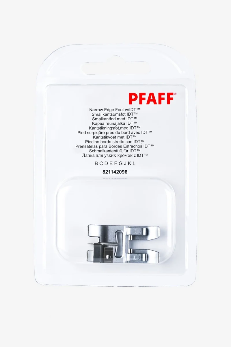 PFAFF Schmalkantenfuß für IDT-System