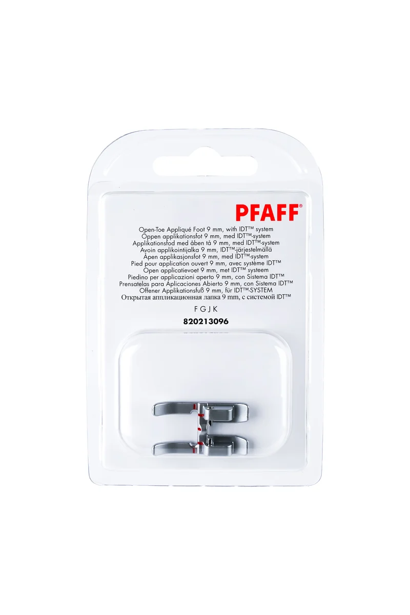 PFAFF Offener Applikationsfuß 9 mm für IDT-System