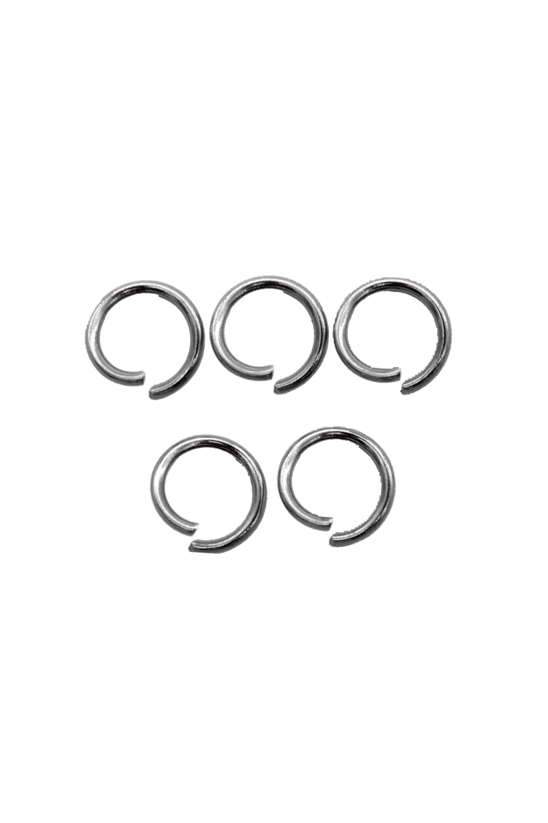 Verbindungsringe 8 mm – 5er-Set in Gold oder Silber