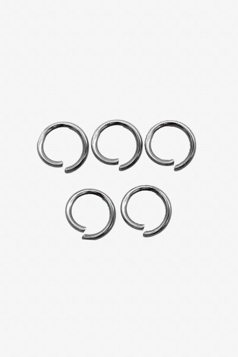 Verbindungsringe 8 mm – 5er-Set in Gold oder Silber