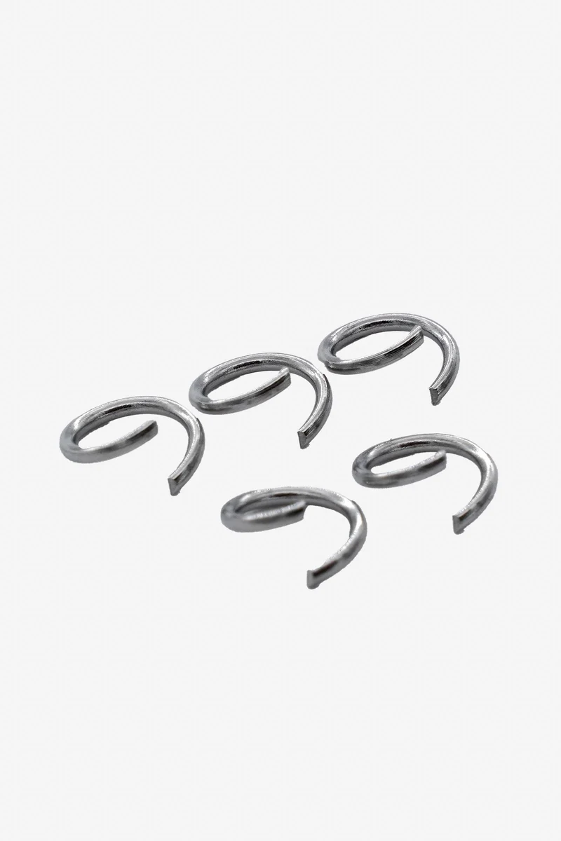 Verbindungsringe 8 mm – 5er-Set in Gold oder Silber