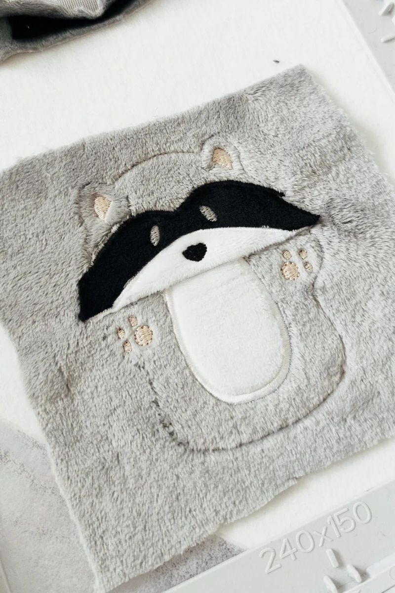 ITH Stickdatei Waschbär