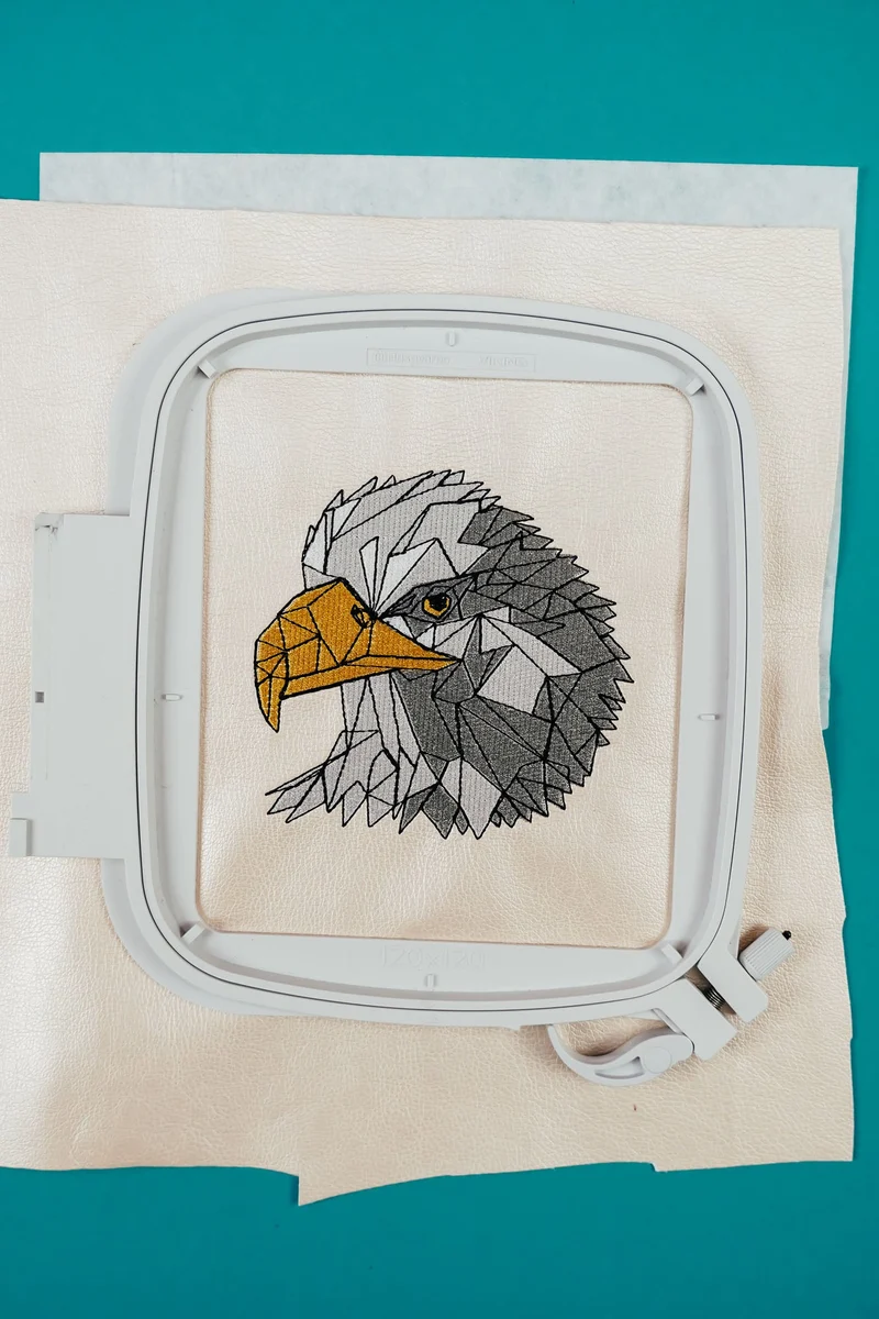Stickdatei Polygon Adler