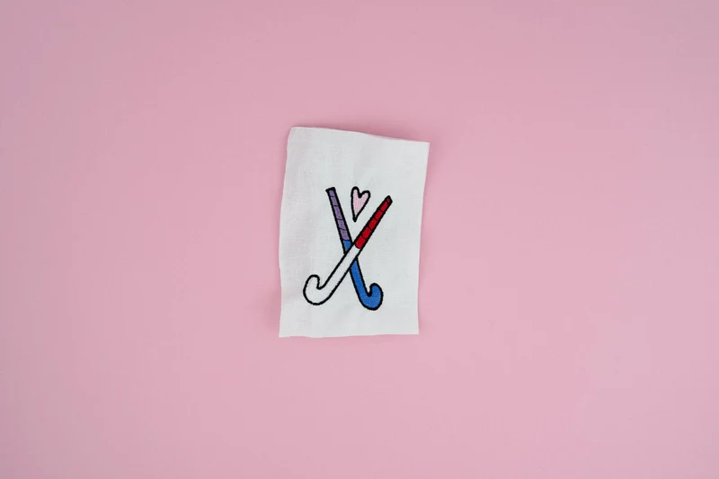 Stickdatei Hockeyschläger – 53,2 × 79,8 mm
