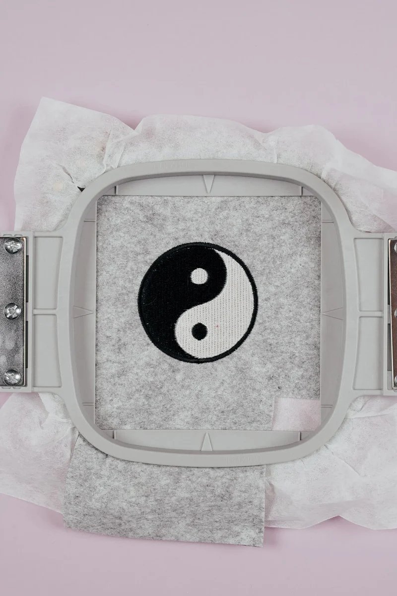 Stickdatei Yin und Yang