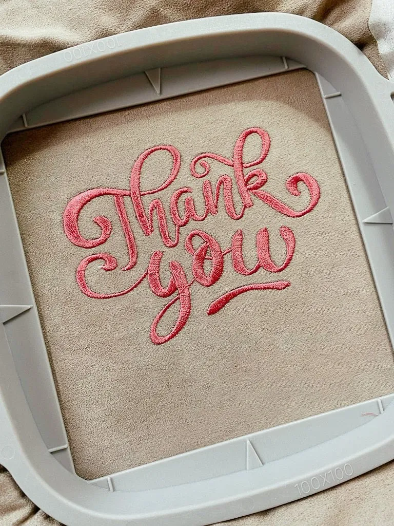 Stickdatei Thank You