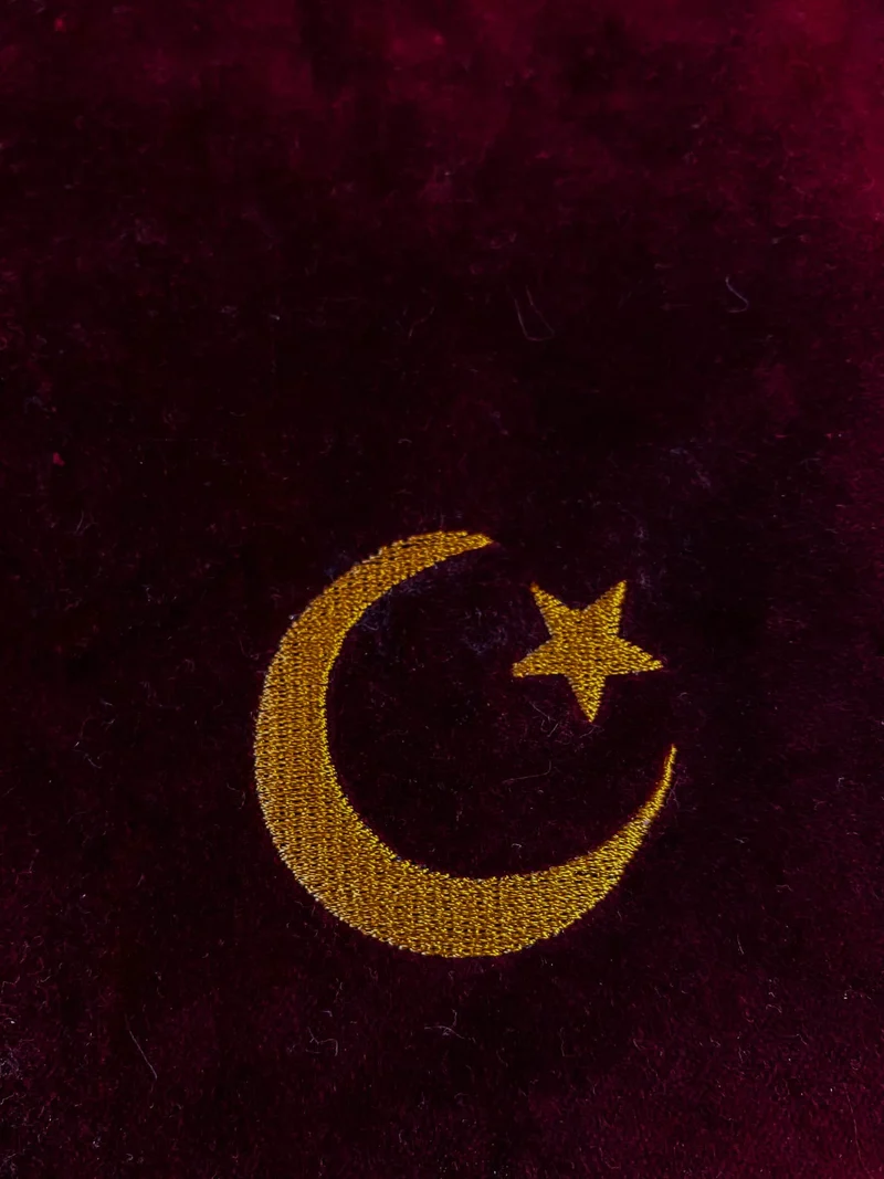 Stickdatei Türkischer Mond mit Stern