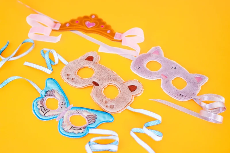ITH Stickdatei Masken SET