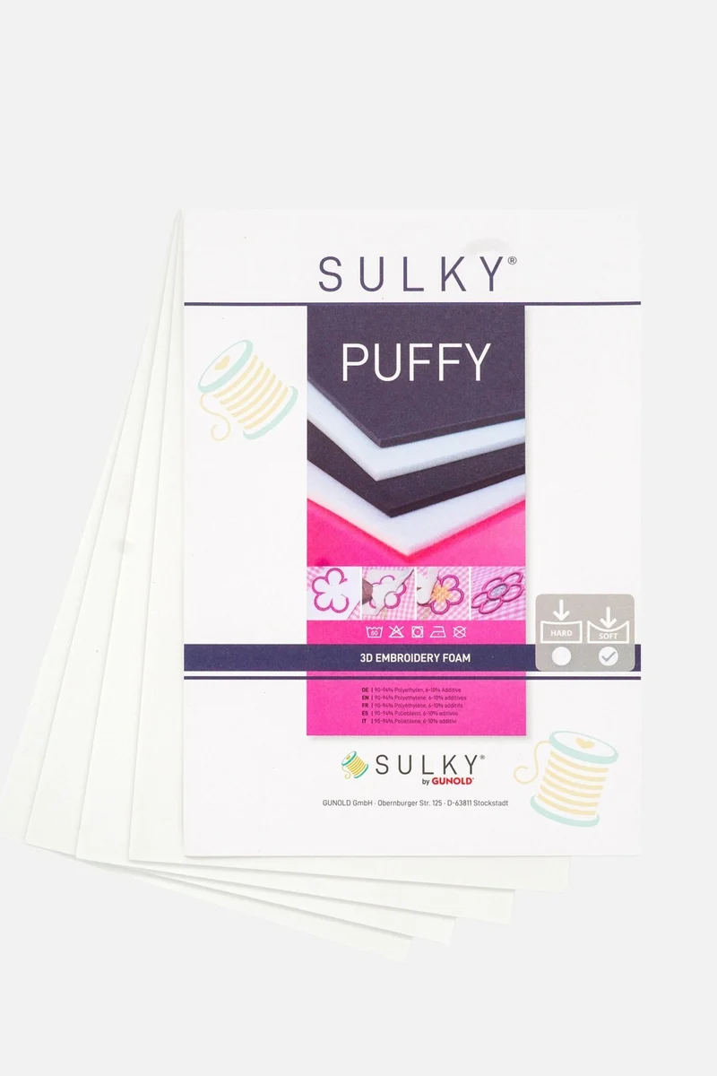 SULKY Puffy 4 Bögen 20 × 30 cm – 3 mm