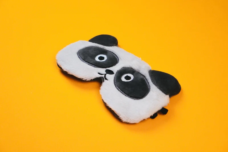 ITH Stickdatei Schlafmaske PANDA