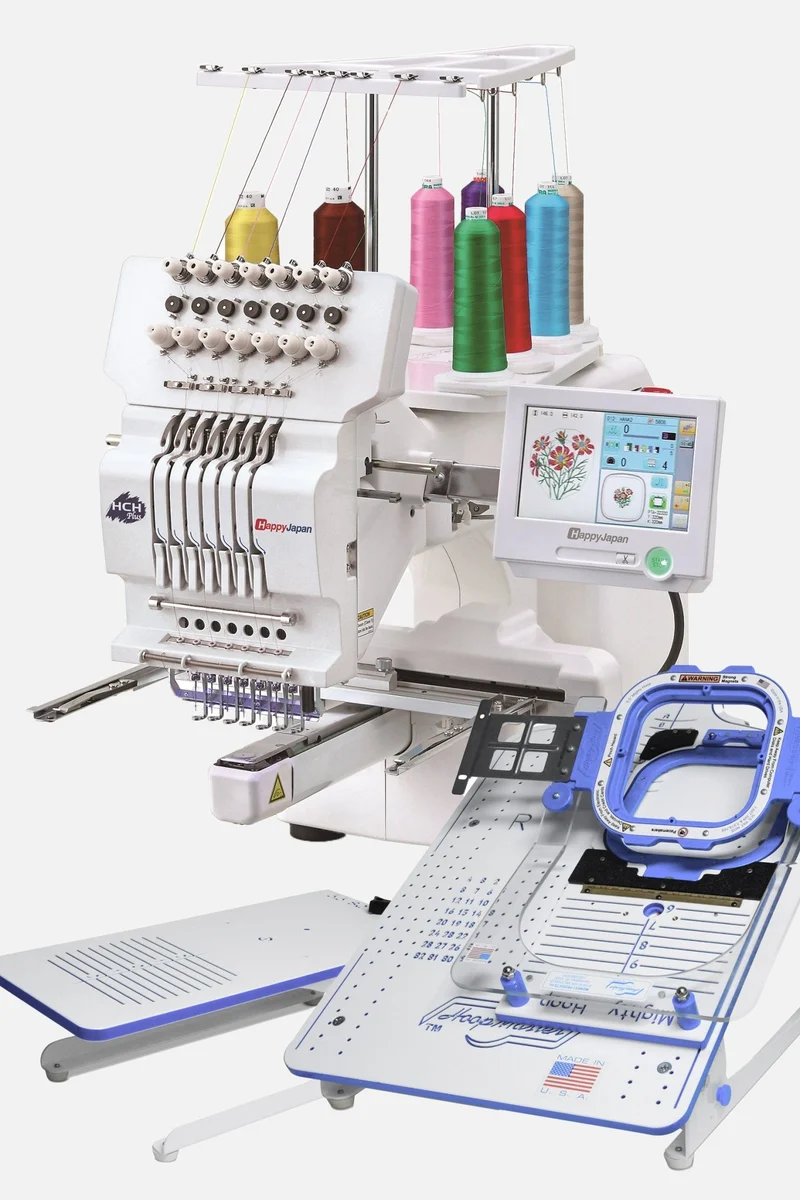 HAPPY HCH-701P 7-Nadel-Stickmaschine
