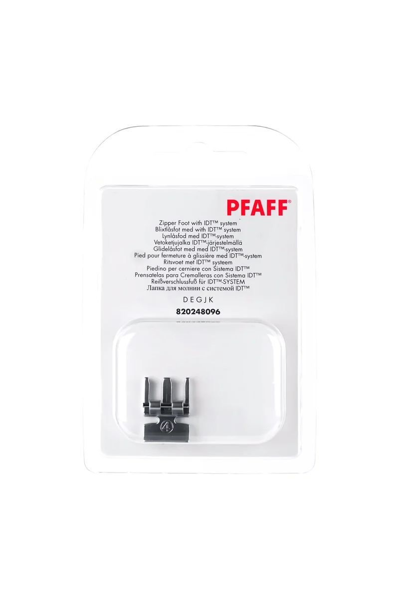 PFAFF Reißverschlussfuß für IDT-System