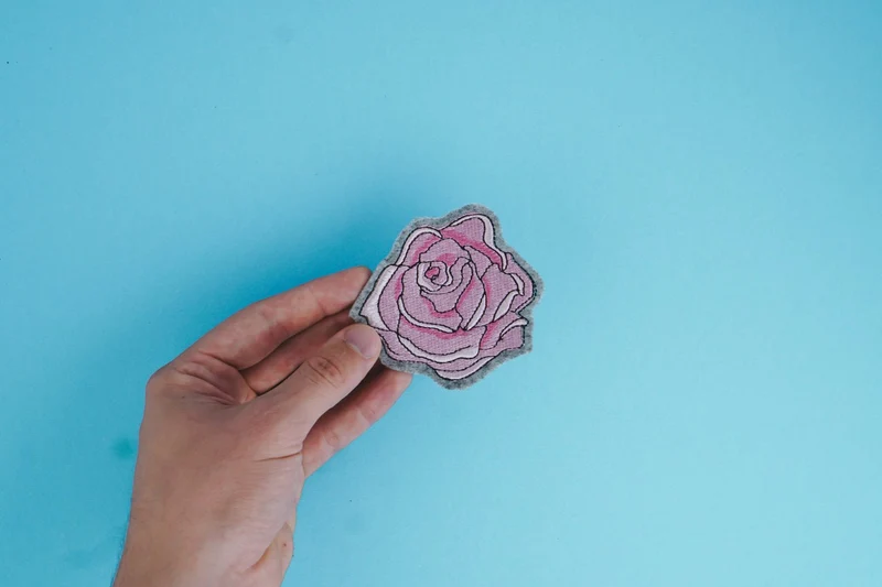 Stickdatei Rose – 82,4 × 72,5 mm