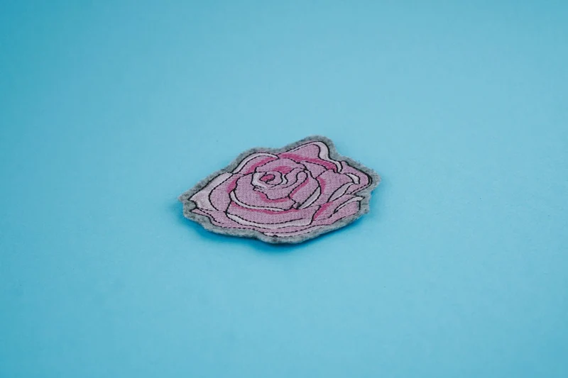 Stickdatei Rose – 82,4 × 72,5 mm