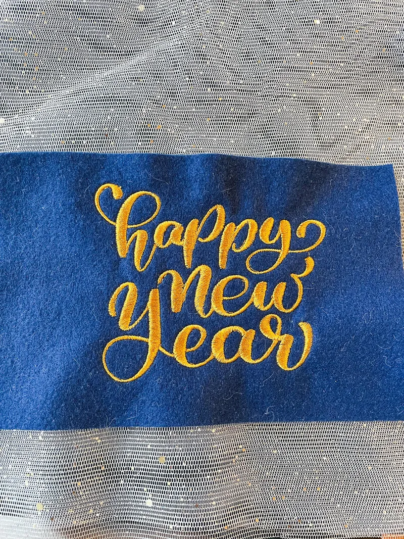 Stickdatei Happy New Year