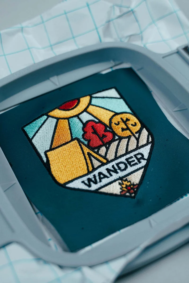 Stickdatei Wander-Patch