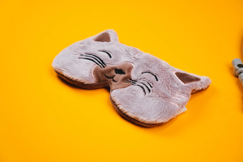 ITH Stickdatei Schlafmaske Katze