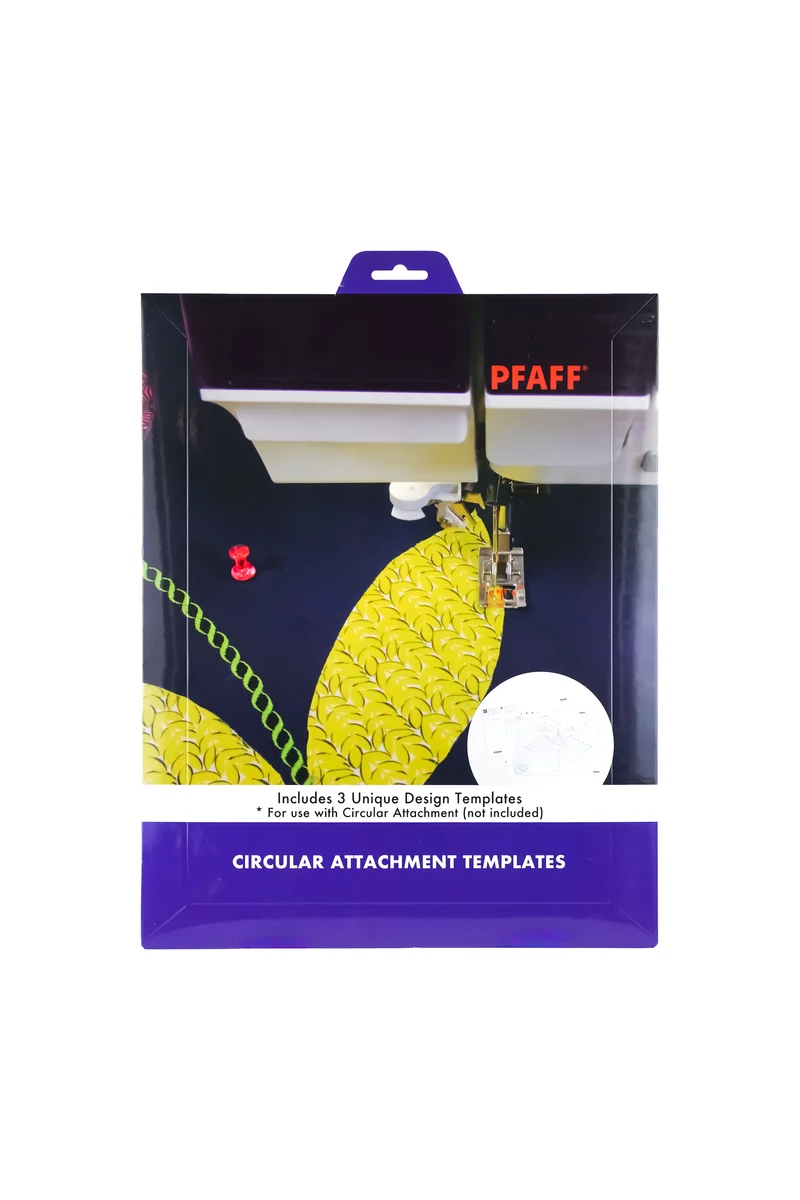 PFAFF Schablonen für Zirkellineal – 3 Stück