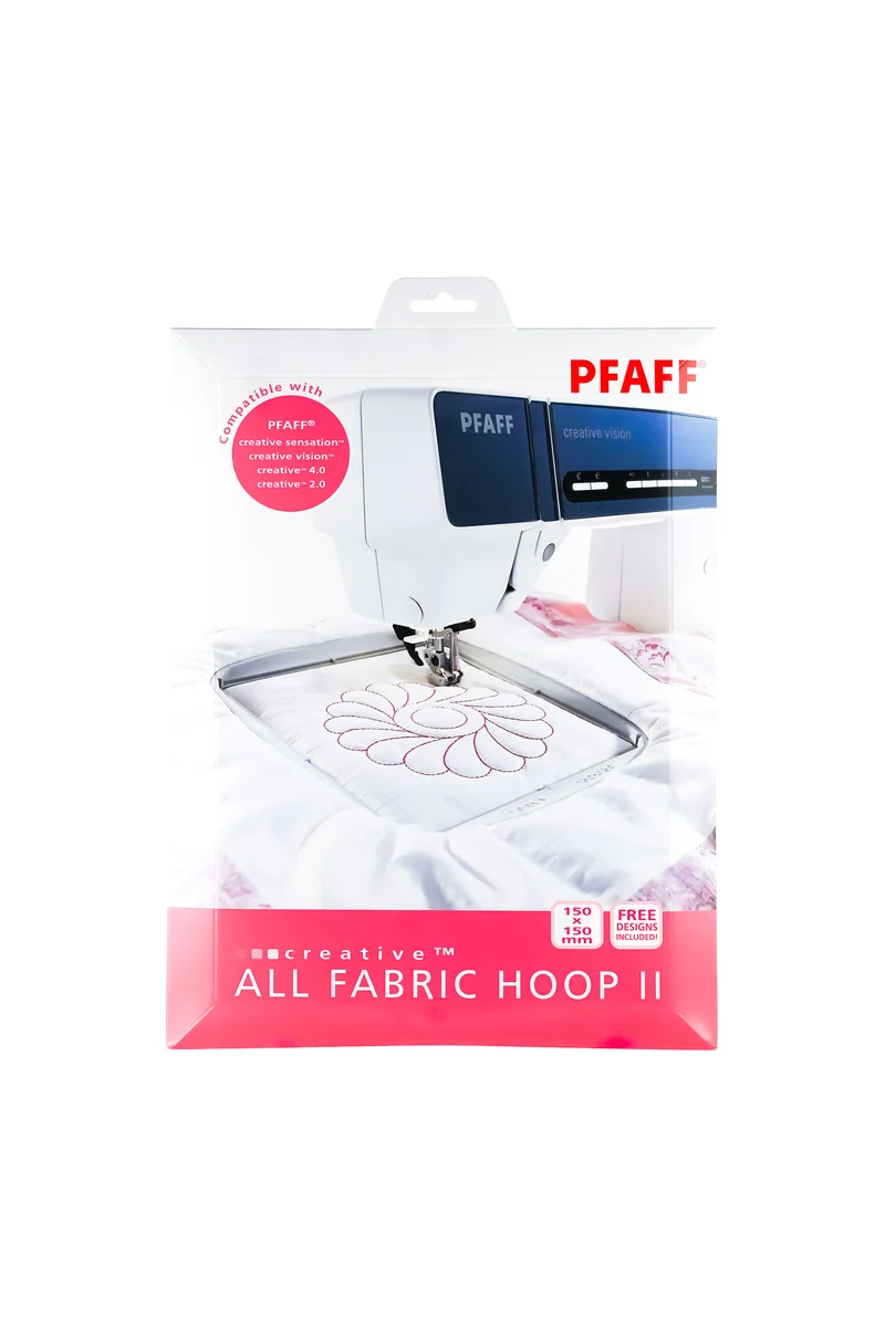 PFAFF creative All Fabric Hoop II – 150 × 150 mm