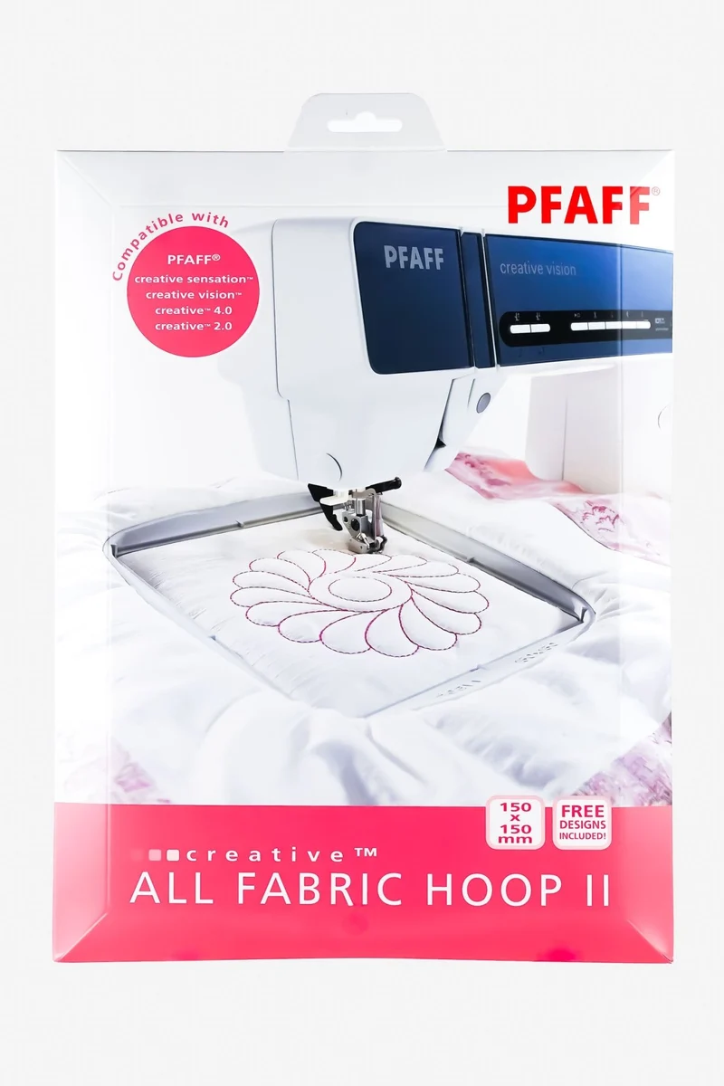 PFAFF creative All Fabric Hoop II – 150 × 150 mm